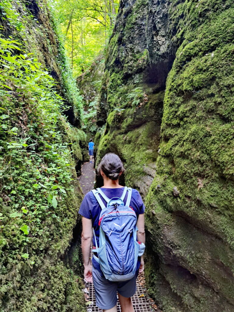 Grüne Felsen in Deutschland - die magische Drachenschlucht