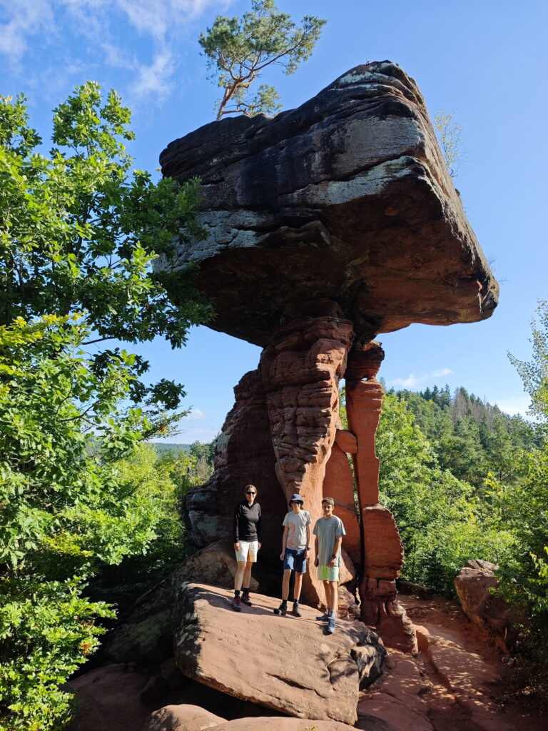 Teufelstisch Felsen in der Pfalz